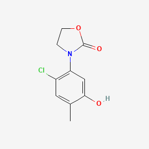 3-(2-Chloro-5-hydroxy-4-methylphenyl)-1,3-oxazolidin-2-one