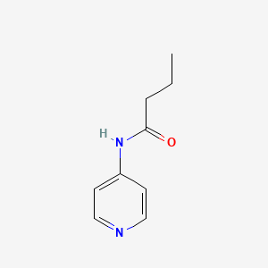 molecular formula C9H12N2O B14318842 Butanamide, N-4-pyridinyl- CAS No. 112706-64-6