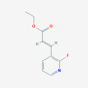 molecular formula C10H10FNO2 B1431895 Ethyl (2E)-3-(2-fluoropyridin-3-yl)prop-2-enoate CAS No. 1563741-43-4