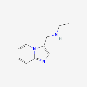 molecular formula C10H13N3 B1431898 N-(imidazo[1,2-a]pyridin-3-ylmethyl)ethanamine CAS No. 1428233-67-3