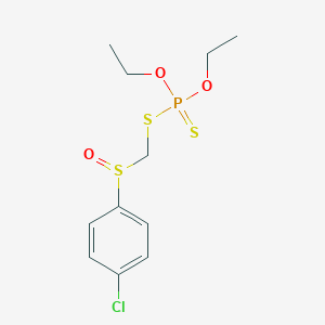 molecular formula C11H16ClO3PS3 B143191 卡博芬硫氧 CAS No. 17297-40-4