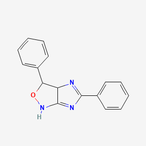 3,5-Diphenyl-3,3a-dihydro-1H-imidazo[4,5-c][1,2]oxazole