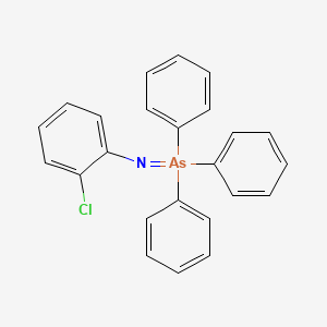 [(2-Chlorophenyl)imino](triphenyl)-lambda~5~-arsane