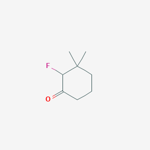 2-Fluoro-3,3-dimethylcyclohexan-1-one