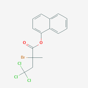 Naphthalen-1-yl 2-bromo-4,4,4-trichloro-2-methylbutanoate