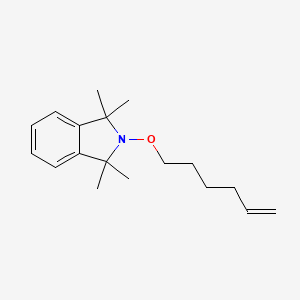 2-[(Hex-5-en-1-yl)oxy]-1,1,3,3-tetramethyl-2,3-dihydro-1H-isoindole