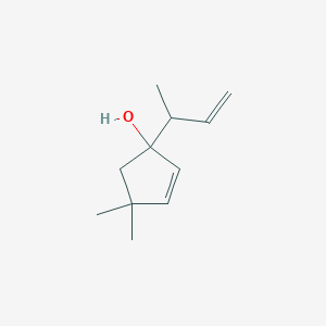 1-(But-3-en-2-yl)-4,4-dimethylcyclopent-2-en-1-ol