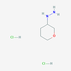 (Tetrahydro-2H-pyran-3-yl)hydrazine dihydrochloride