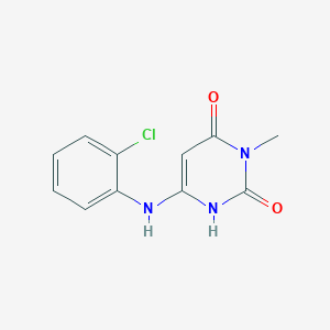 6-(2-Chloroanilino)-3-methylpyrimidine-2,4(1H,3H)-dione