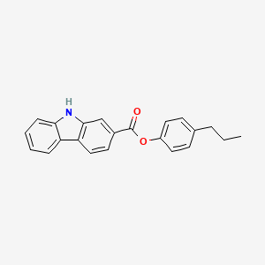 4-Propylphenyl 9H-carbazole-2-carboxylate