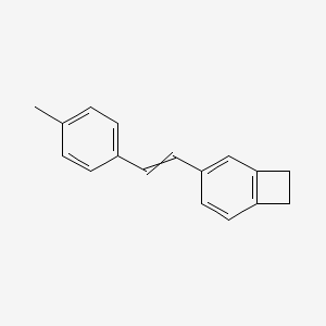 3-[2-(4-Methylphenyl)ethenyl]bicyclo[4.2.0]octa-1,3,5-triene