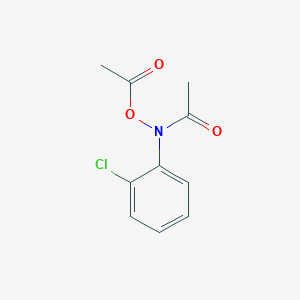 N-(Acetyloxy)-N-(2-chlorophenyl)acetamide