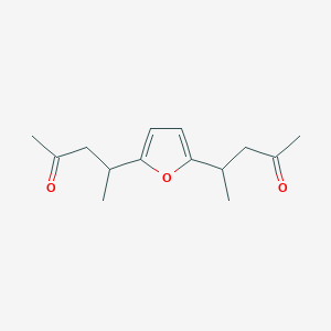 2-Pentanone, 4,4'-(2,5-furandiyl)bis-