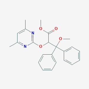 molecular formula C23H24N2O4 B143197 外消旋安博曲坦甲酯 CAS No. 1240470-84-1
