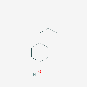 molecular formula C10H20O B14319703 4-(2-Methylpropyl)cyclohexan-1-ol CAS No. 104092-38-8