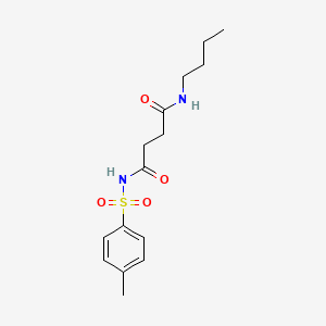 N~1~-Butyl-N~4~-(4-methylbenzene-1-sulfonyl)butanediamide