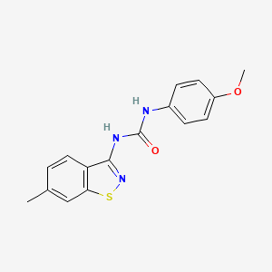 1-(4-Methoxyphenyl)-3-(6-methyl-1,2-benzothiazol-3-yl)urea