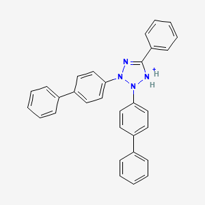 2,3-Di([1,1'-biphenyl]-4-yl)-5-phenyl-2,3-dihydro-1H-tetrazol-1-ium