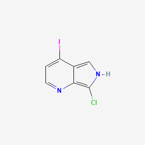 molecular formula C7H4ClIN2 B1431975 7-Chloro-4-iodopyrrolo[3,4-b]pyridine CAS No. 1241800-23-6
