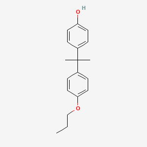 4-[2-(4-Propoxyphenyl)propan-2-yl]phenol