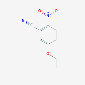 molecular formula C9H8N2O3 B1431996 5-Ethoxy-2-nitrobenzonitrile CAS No. 1415819-87-2