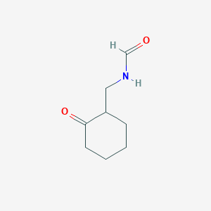 molecular formula C8H13NO2 B1431998 N-[(2-氧代环己基)甲基]甲酰胺 CAS No. 30837-64-0