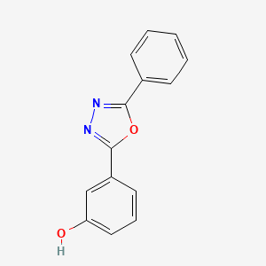 3-(5-Phenyl-1,3,4-oxadiazol-2-yl)phenol