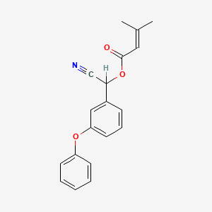 Cyano(3-phenoxyphenyl)methyl 3-methylbut-2-enoate