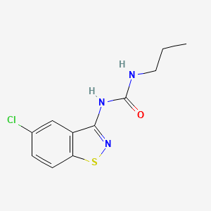 1-(5-Chloro-1,2-benzothiazol-3-yl)-3-propylurea