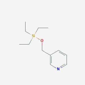 3-{[(Triethylsilyl)oxy]methyl}pyridine