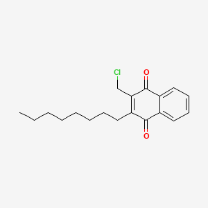 1,4-Naphthalenedione, 2-(chloromethyl)-3-octyl-