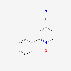 1-Oxo-2-phenyl-1lambda~5~-pyridine-4-carbonitrile