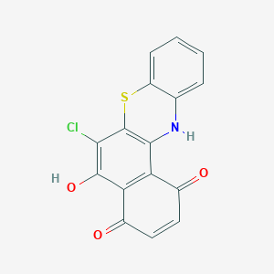 6-Chloro-5-hydroxy-4H-benzo[a]phenothiazine-1,4(12H)-dione