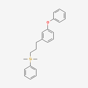 Dimethyl[3-(3-phenoxyphenyl)propyl]phenylsilane