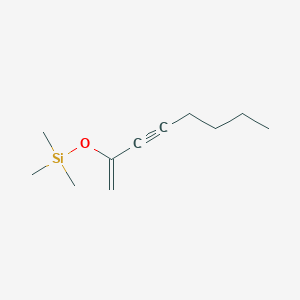 Silane, trimethyl[(1-methylene-2-heptynyl)oxy]-