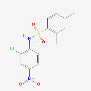 N-(2-Chloro-4-nitrophenyl)-2,4-dimethylbenzene-1-sulfonamide