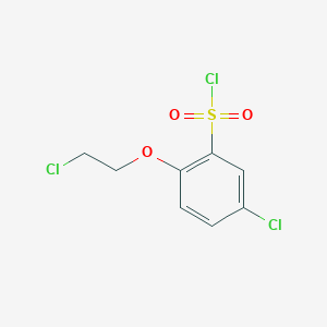 5-Chloro-2-(2-chloroethoxy)benzene-1-sulfonyl chloride