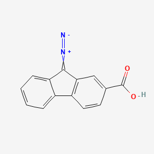 (9-Diazonio-2H-fluoren-2-ylidene)(hydroxy)methanolate