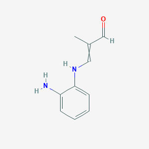 3-(2-Aminoanilino)-2-methylprop-2-enal