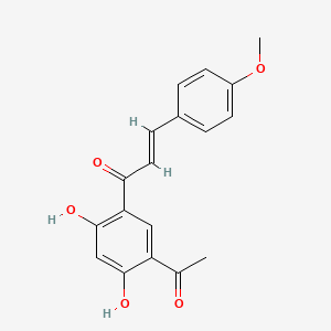 1-(5-Acetyl-2,4-dihydroxyphenyl)-3-(4-methoxyphenyl)-2-propen-1-one