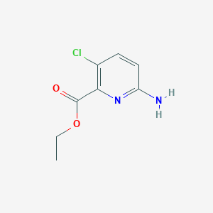 B1432055 Ethyl 6-amino-3-chloropyridine-2-carboxylate CAS No. 1445322-60-0