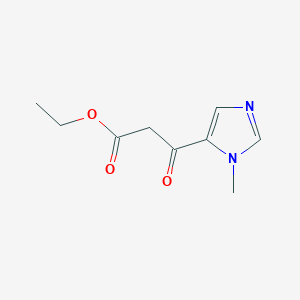 B1432067 ethyl 3-(1-methyl-1H-imidazol-5-yl)-3-oxopropanoate CAS No. 1553338-06-9