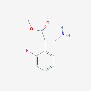 B1432070 Methyl 3-amino-2-(2-fluorophenyl)-2-methylpropanoate CAS No. 1803580-97-3
