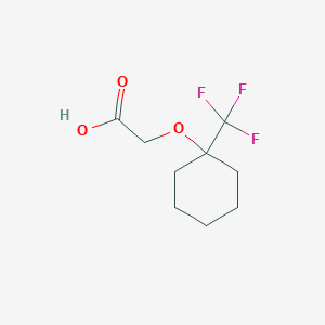 B1432072 2-{[1-(Trifluoromethyl)cyclohexyl]oxy}acetic acid CAS No. 1803581-01-2