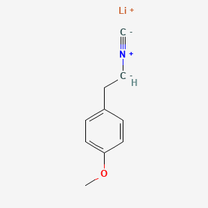 lithium;1-(2-isocyanoethyl)-4-methoxybenzene