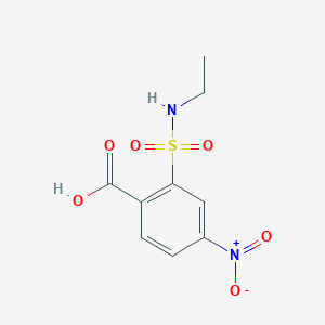 molecular formula C9H10N2O6S B1432081 2-(Ethylsulfamoyl)-4-nitrobenzoic acid CAS No. 1803566-28-0
