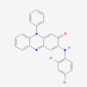 3-(2,4-Dibromoanilino)-10-phenylphenazin-2(10H)-one