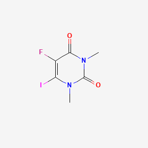 5-Fluoro-6-iodo-1,3-dimethylpyrimidine-2,4(1H,3H)-dione