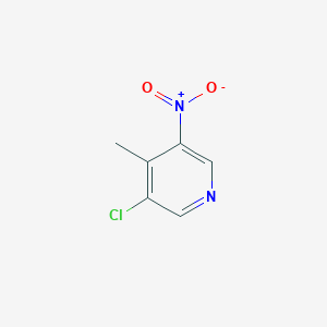 molecular formula C6H5ClN2O2 B1432091 3-Chloro-4-methyl-5-nitropyridine CAS No. 1803600-33-0