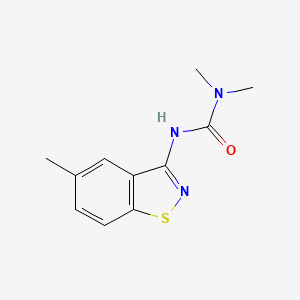 1,1-Dimethyl-3-(5-methyl-1,2-benzothiazol-3-yl)urea